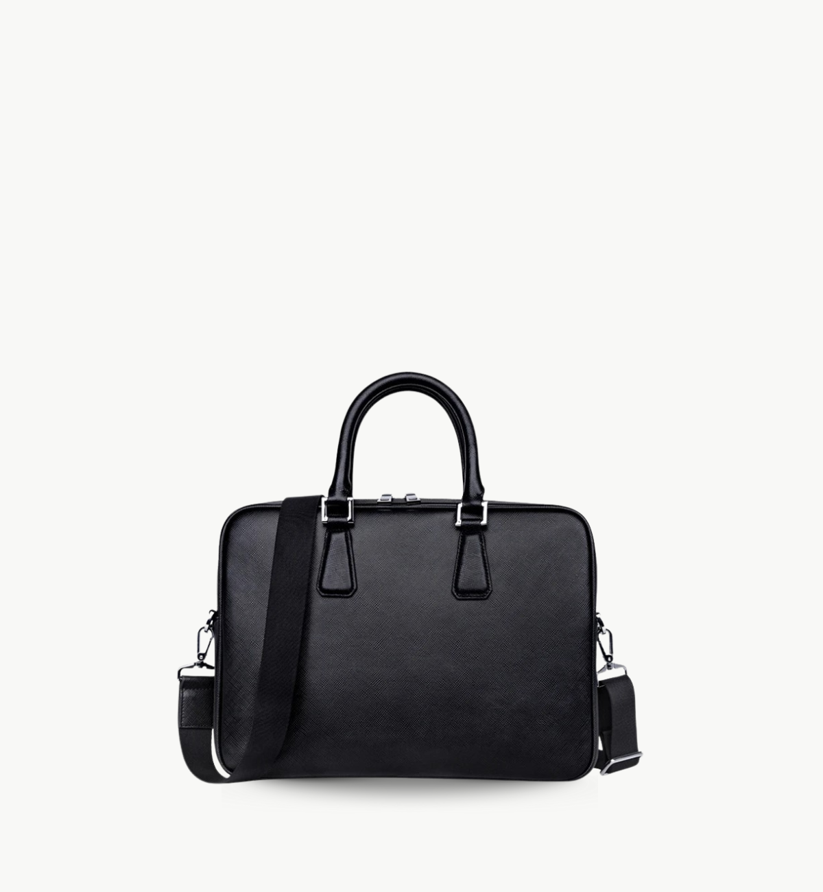 Pasta para laptop em couro Saffiano