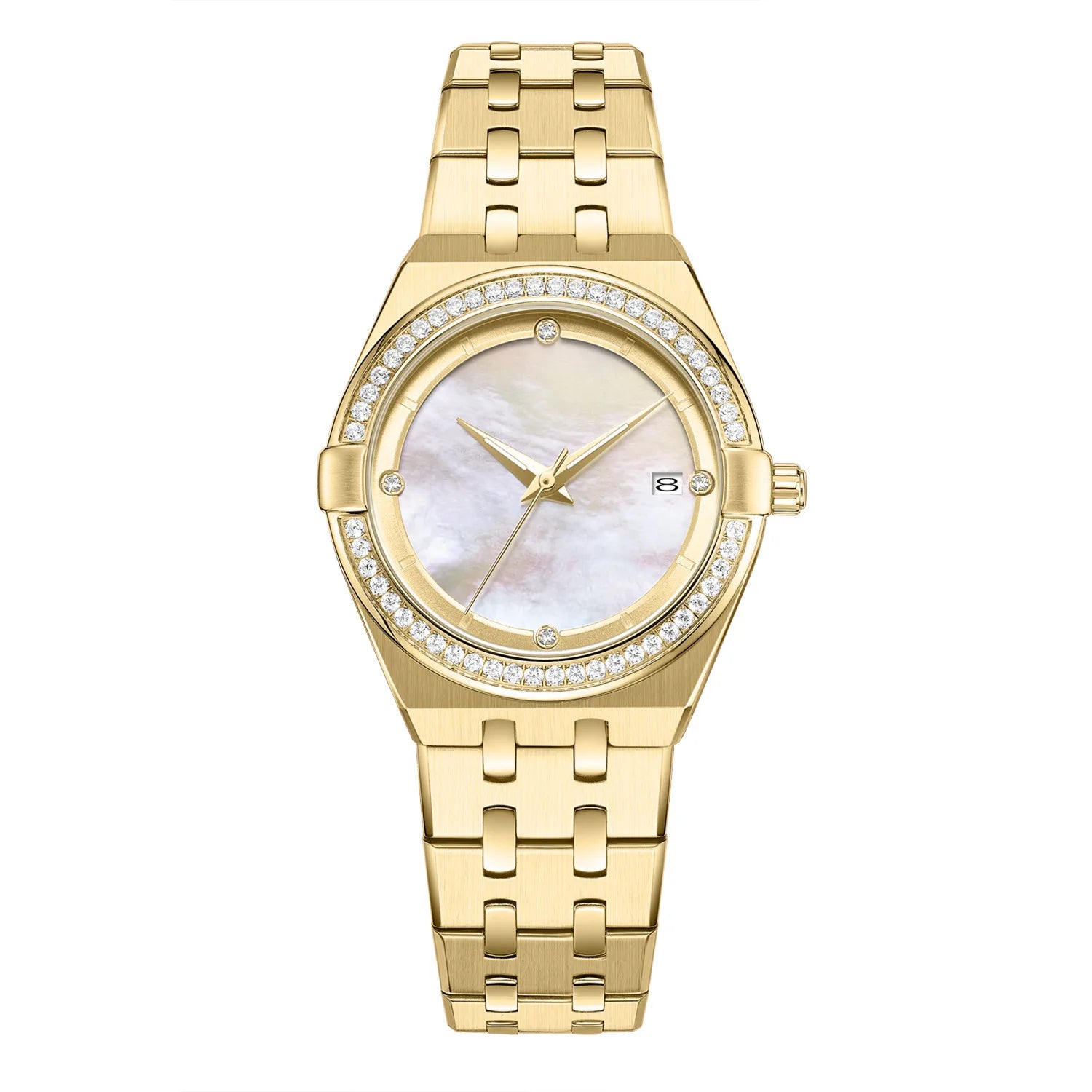 Relógio Feron Signora Feminino em Aço Dourado CIMT52